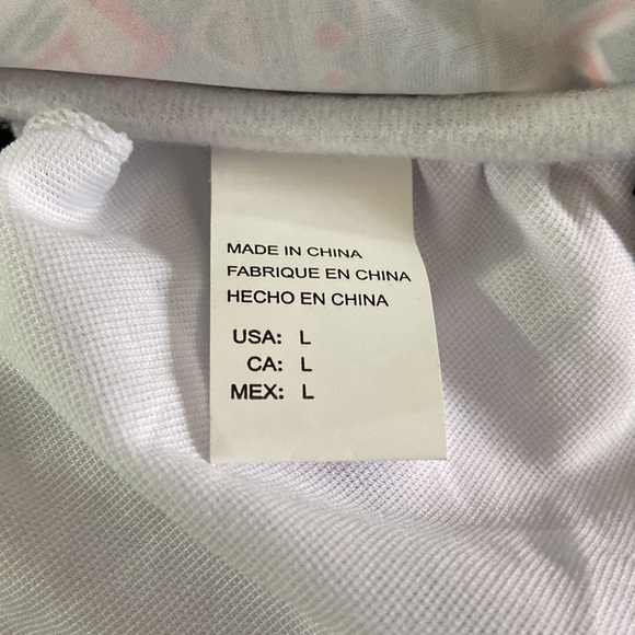 Gabrielle-Aug Multi Color Tankini Size Large - Picture 3 of 9